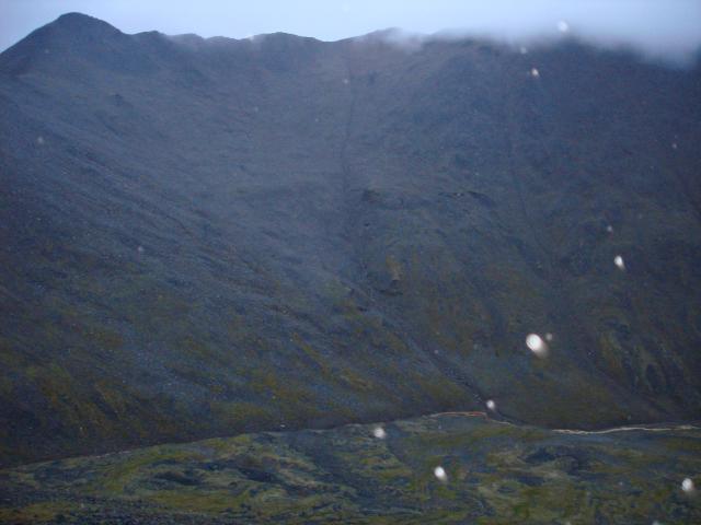 Cold, wet, tired and seeing things.  I can still see it now though, so maybe I wasn't totally delirious.  In the middle, just sl