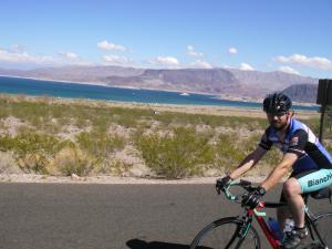 Ken riding a loop around Boulder City
