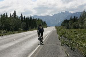 Uphill.  Slow.