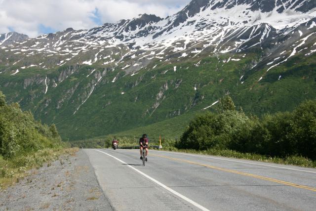 Snow capped mountains.....