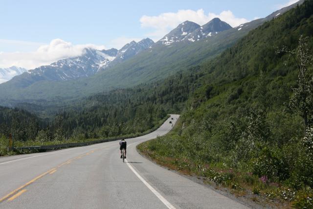 Bikes and mountains.