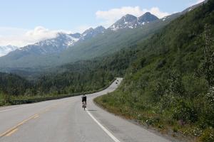 Bikes and mountains.