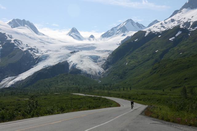 Glaciers and mountains and me.