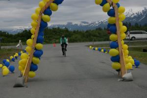 Finish line!  Almost there!